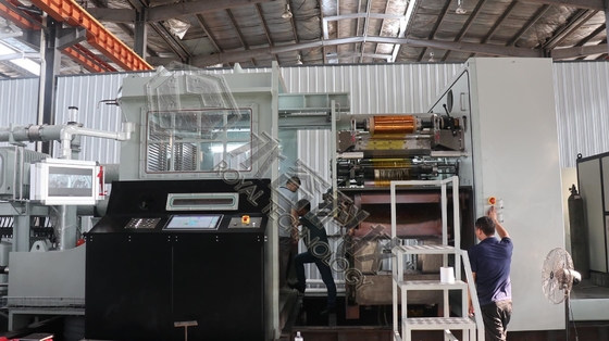 Polimer plastik filmler için Yüksek Hızlı Ruloya Rulo Kaplama Makinesi Ağır Film Metallizörü
